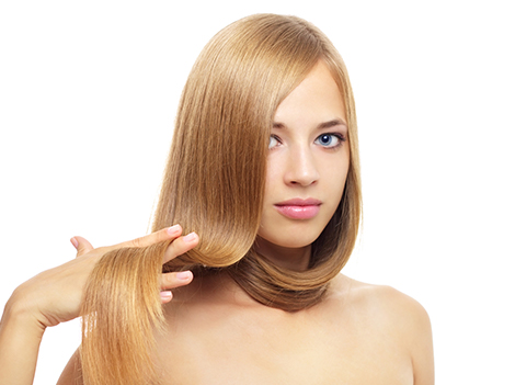 Pelo liso sales sin encrespamiento